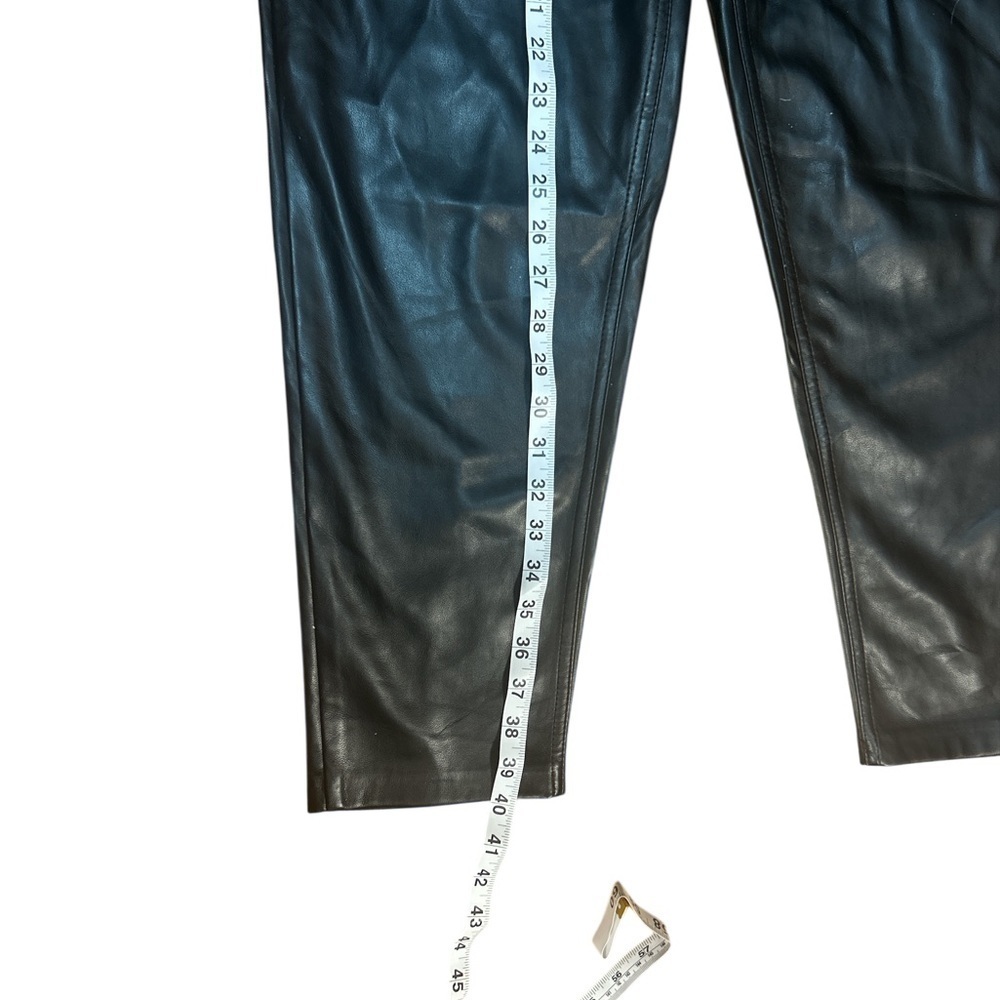 BLANKNYC Vegan Leather High-Rise Pants Black Size 26 - Picture 7 of 7